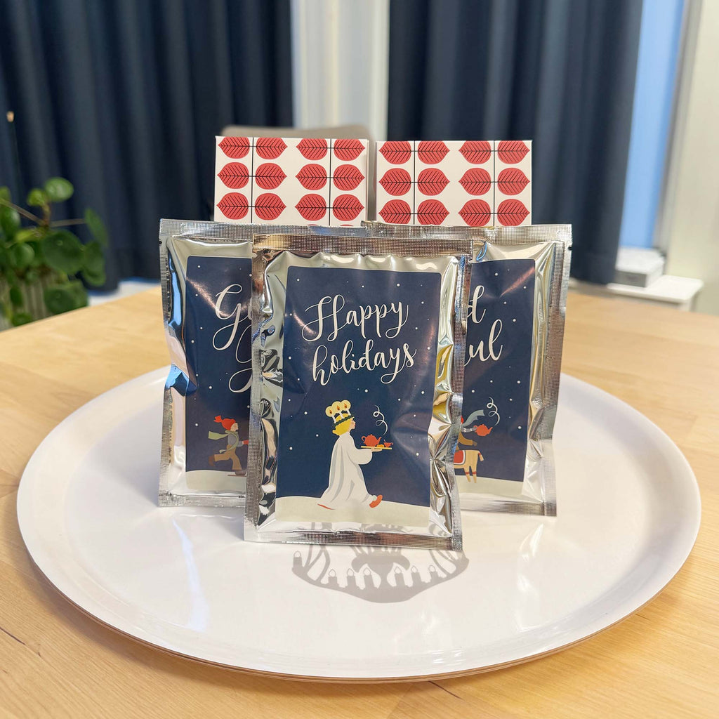 Te vykortet  svart te – Tehuset Java