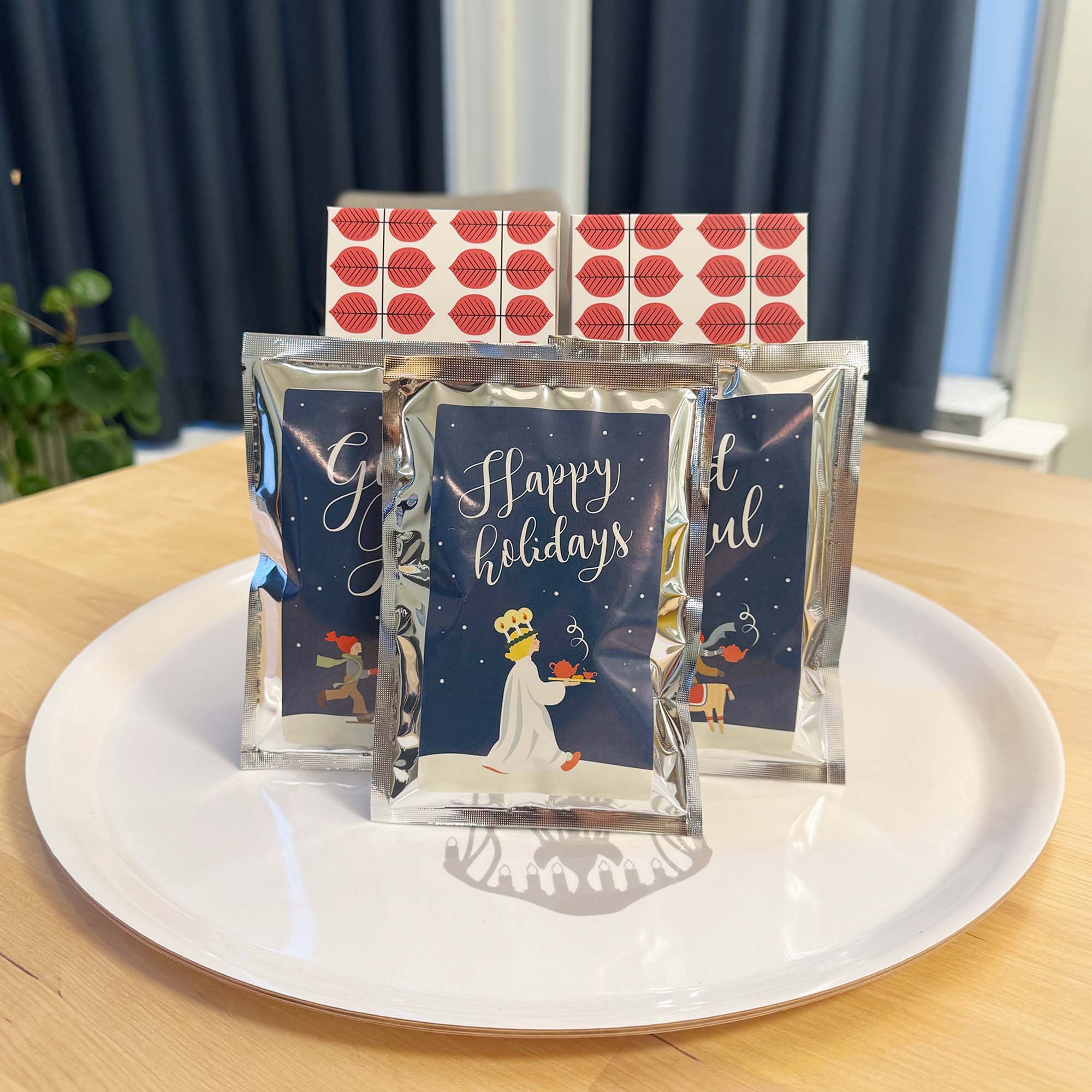 Te vykortet  svart te – Tehuset Java