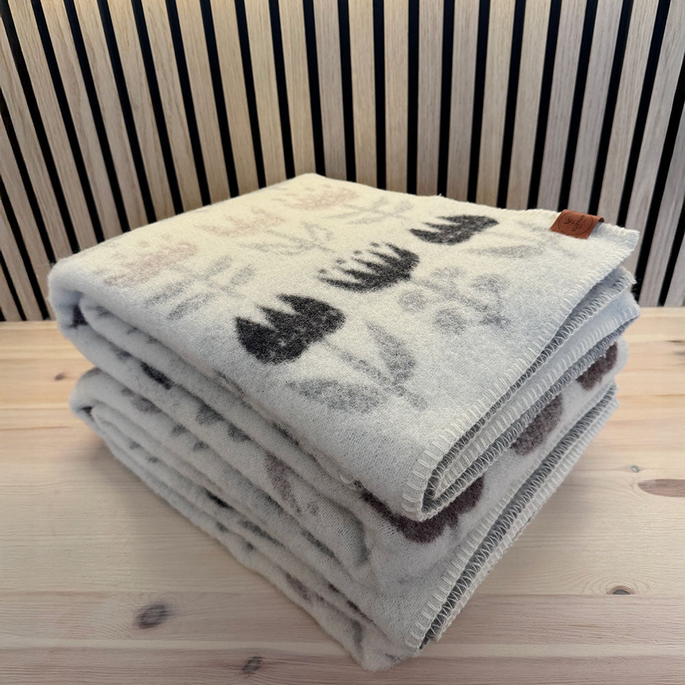 Wool blanket Tulip