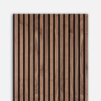 Acoustic panel - Walnut Oiled