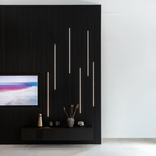 Slim LED lighting for acoustic panel