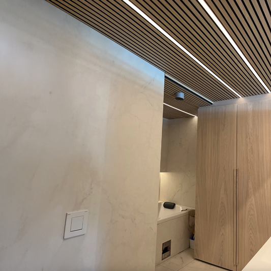 Wide LED Lighting for Acoustic Panels