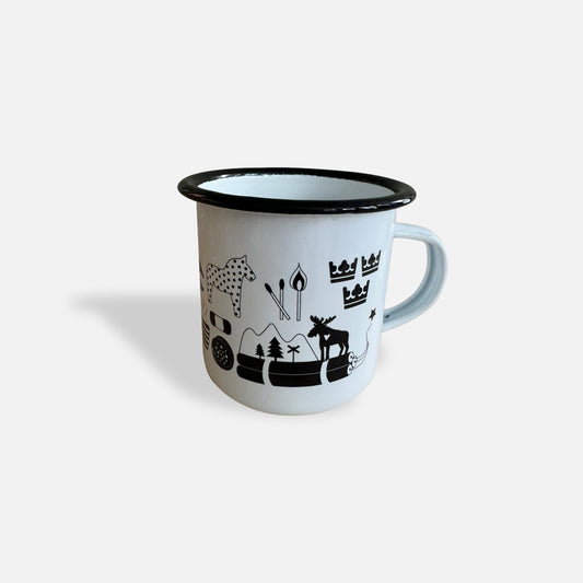 Enamel Mug Made in Sweden