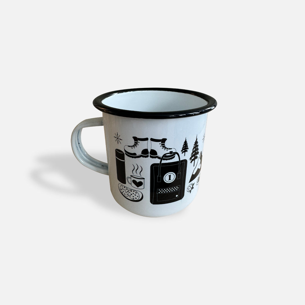 Enamel Mug “Mountain” – Anneko Design