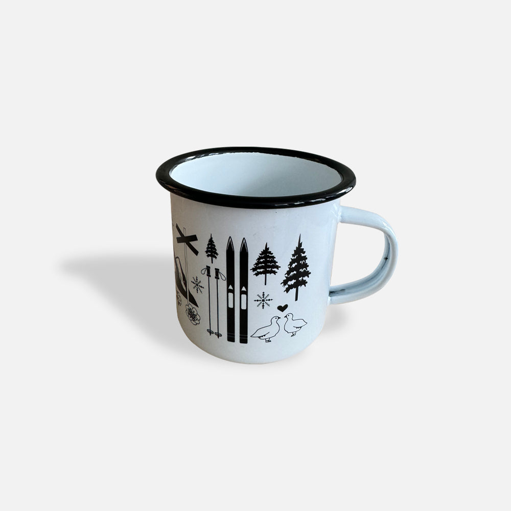 Enamel Mug “Mountain” – Anneko Design