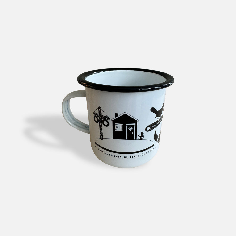 Enamel Mug “Made in Sweden” – Anneko Design