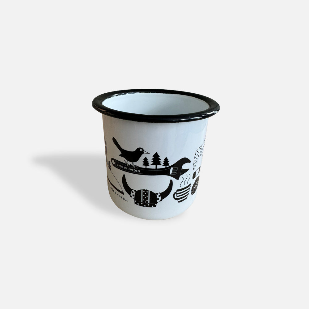 Enamel Mug “Made in Sweden” – Anneko Design