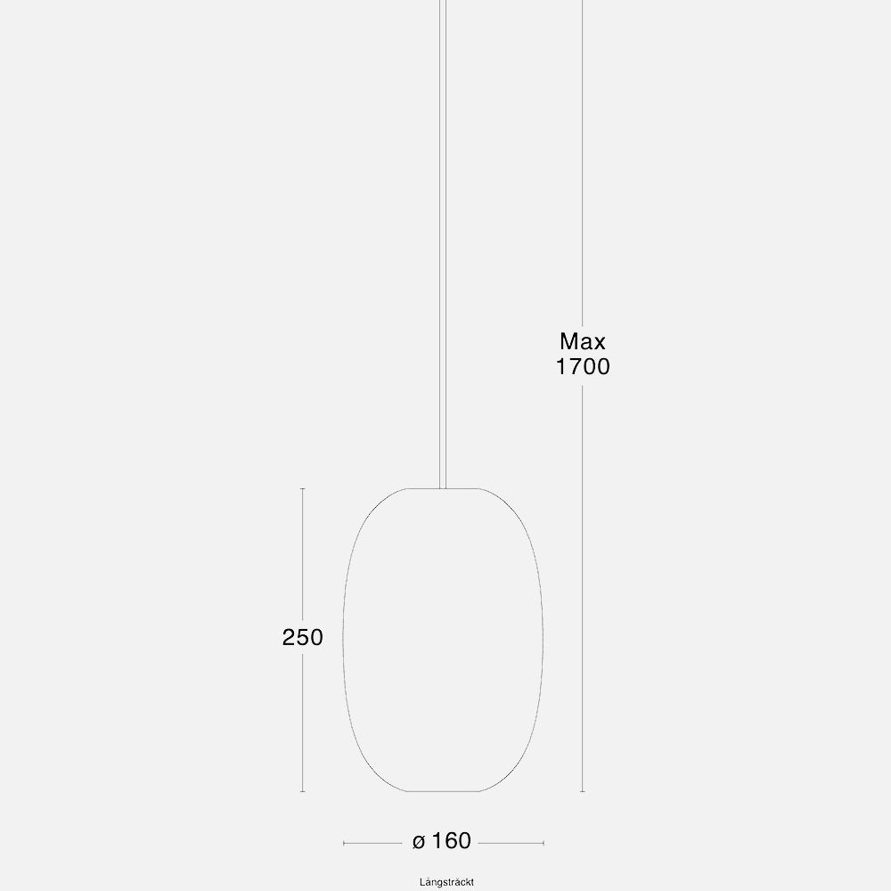 Örsjö Belysning Ceiling lamp Pebble Soft Grey - Display